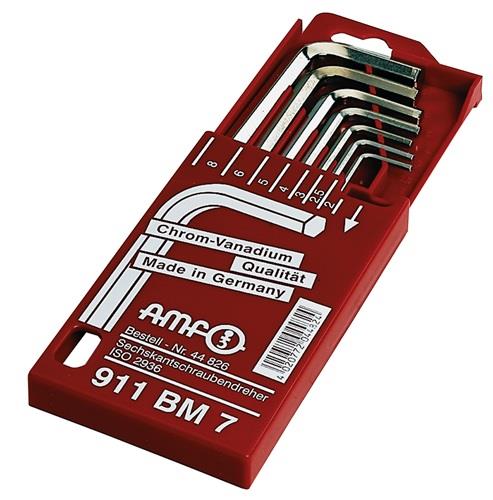 AMF Winkelschraubendrehersatz 911BM 7tlg. in Schiebekassette - 44826