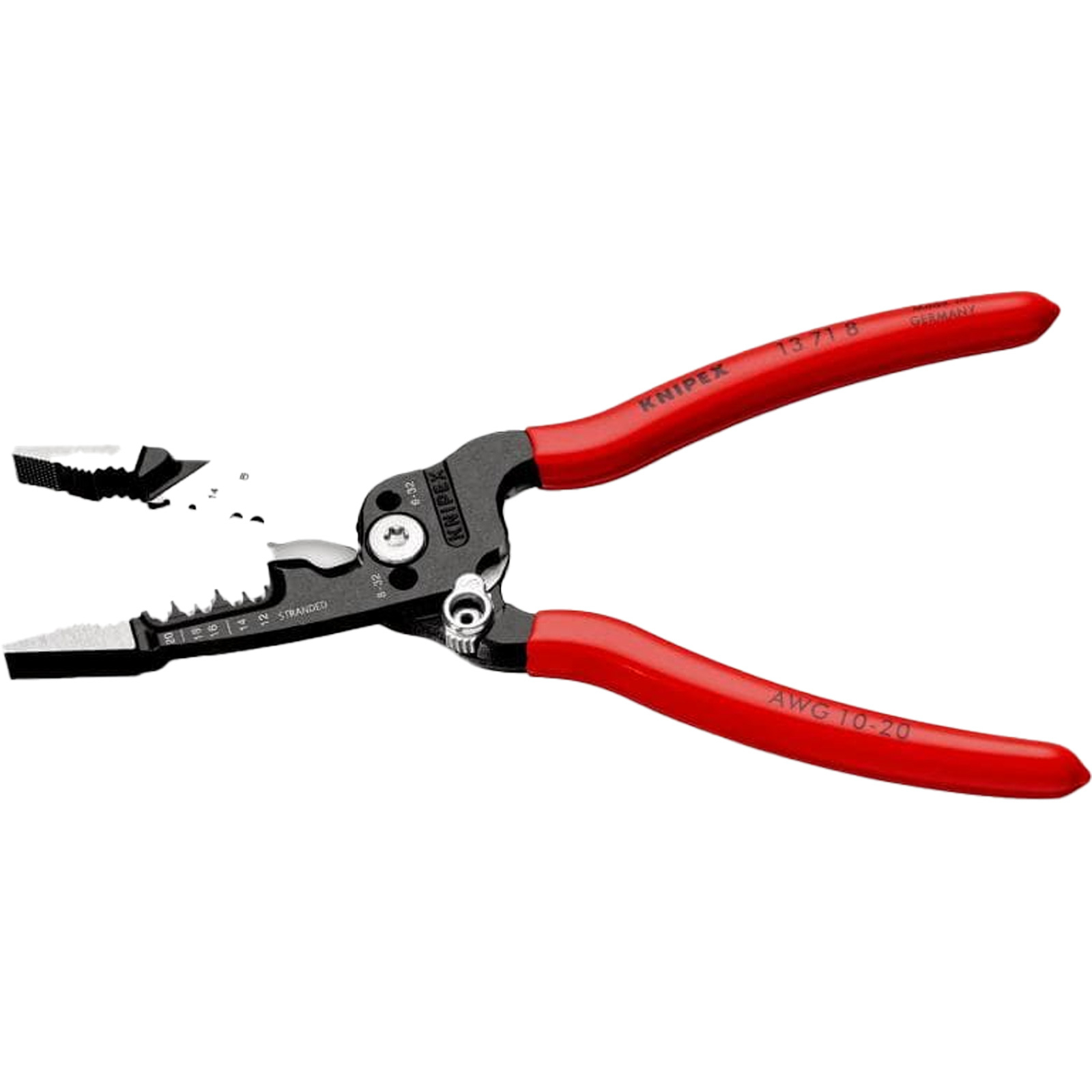 Knipex Wire Stripper Multifunktions-Elektrikerzange Griff mit Kunststoff überzogen - 13718