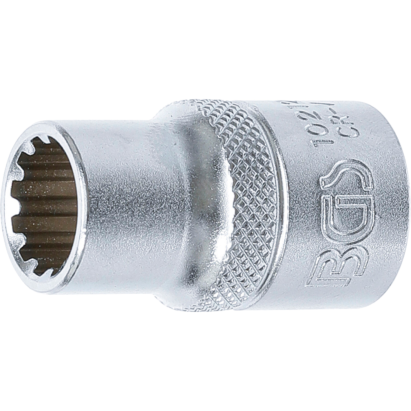 BGS Steckschlüssel-Einsatz Gear Lock Antrieb Innenvierkant 12,5 mm (1/2") SW 12 mm - 10212