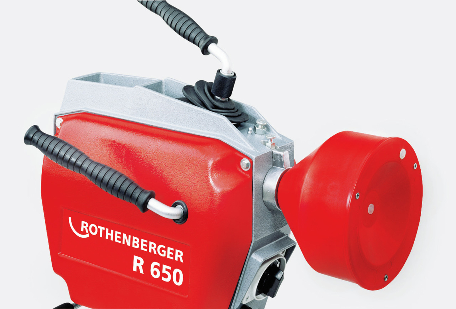 ROTHENBERGER R650 Rohrreinigungsmaschine mit Führungsschlauch, 230V - 72688