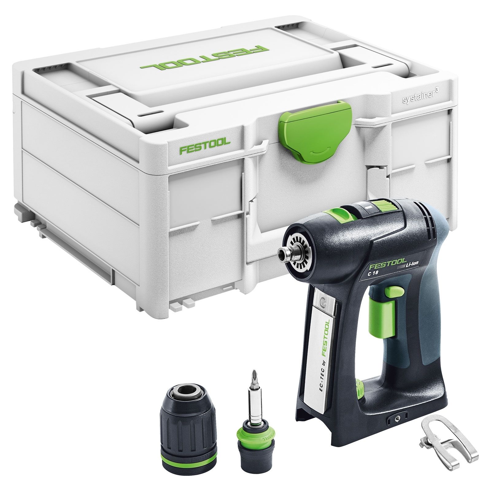 Festool Akku-Bohrschrauber C 18-Basic 18 V in Systainer - 576434