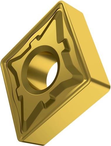 Drehwendeschneidplatte ISO CNMG 190612E-R:6630 D.7,94mm MT-CVD beschichtet Gold