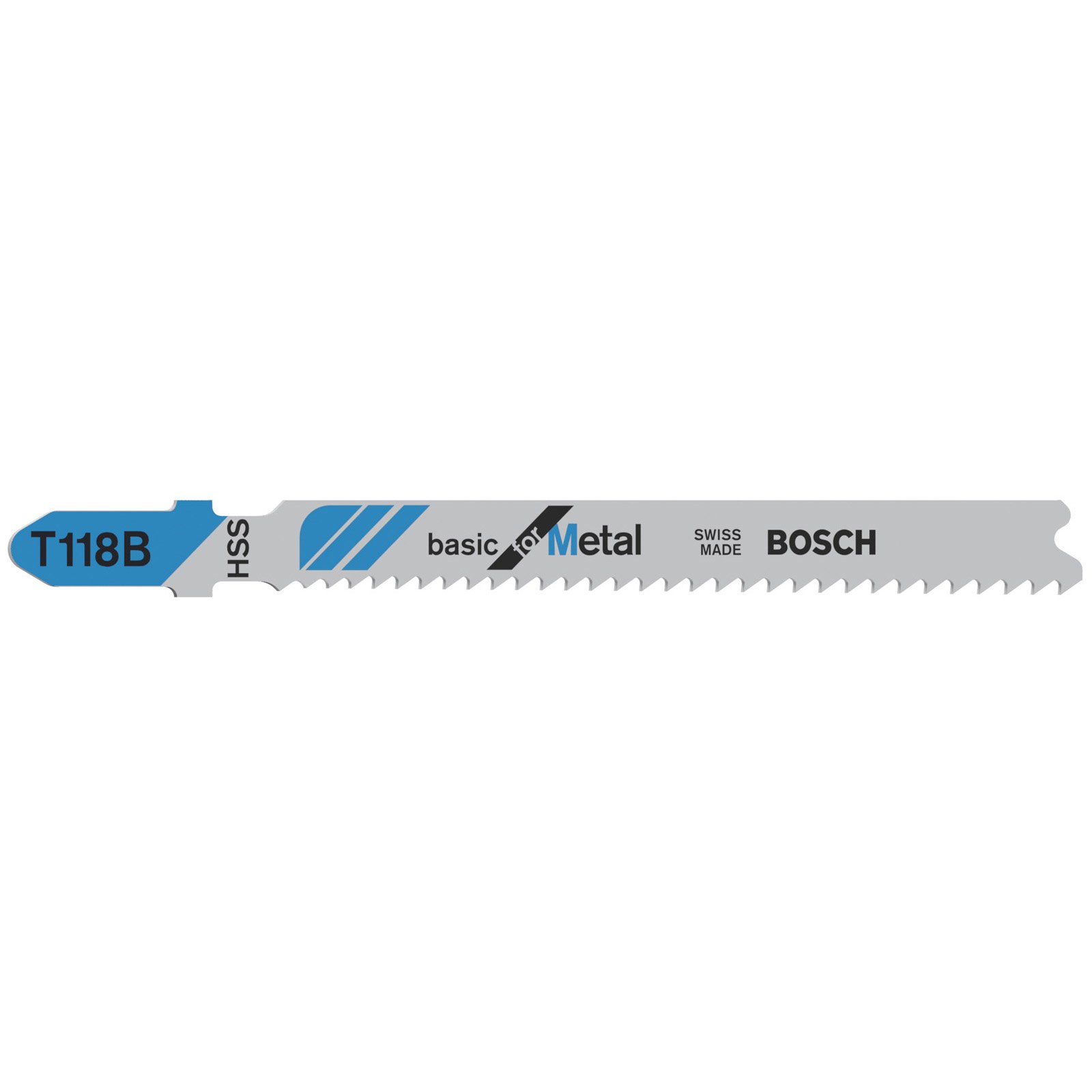 Bosch 5x Stichsägeblatt T 118 B Basic for Metal - 2608631014