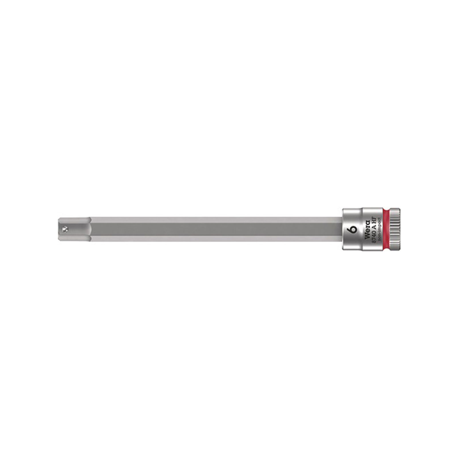 Wera Steckschlüsseleinsatz 8740 A HF 1/4" SW 6 mm Länge 100 mm - 5003338001