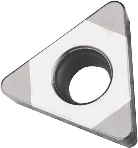 Drehwendeschneidplatte ISO TCGW 110204S01020C:TB310 D.2,9mm Farbe Silber-Schwarz