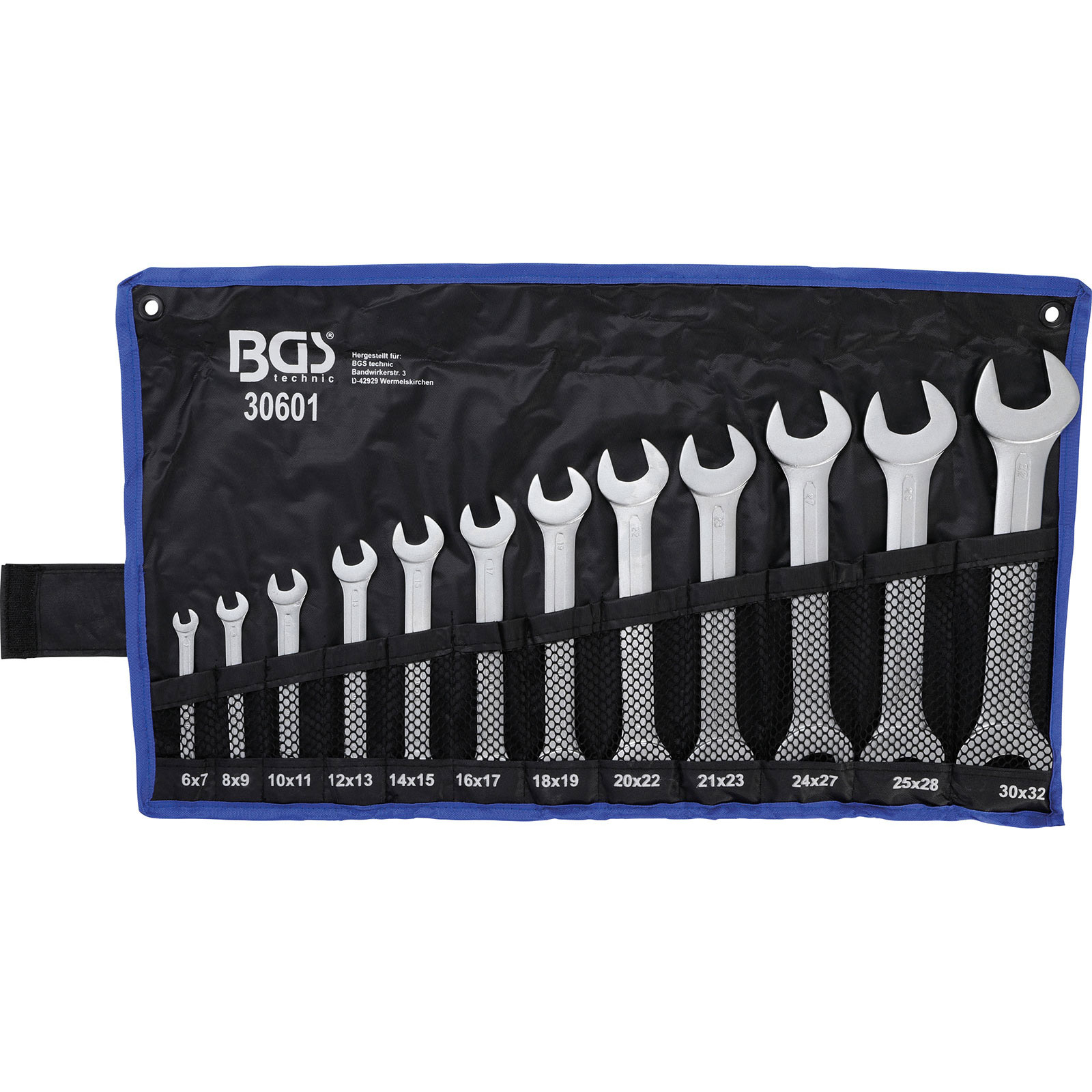 BGS Doppel-Maulschlüssel-Satz SW 6 - 32 mm 12tlg. - 30601