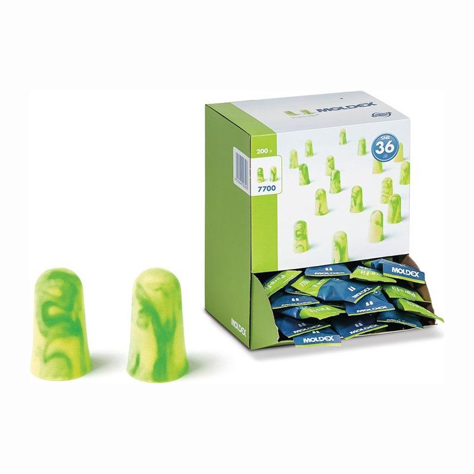 Moldex 200 Paar Gehörschutzstöpsel Pura-Fit® 770001 EN 352-2 SNR 35 dB - 770001