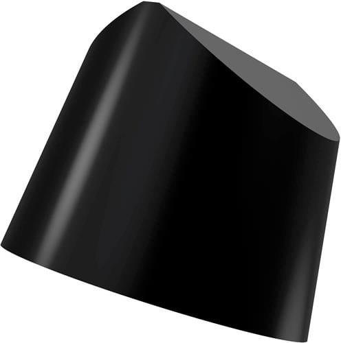 Drehwendeschneidplatte ISO RCGX 120700 K15015:TC100 Tiefe 3,4mm Schwarzgrau