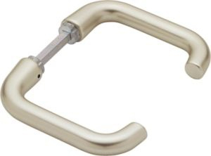 HOPPE Türdrückerpaar Paris 138L/EI38Z Alu.F2 o.Rosetten VK 8mm - 3397437