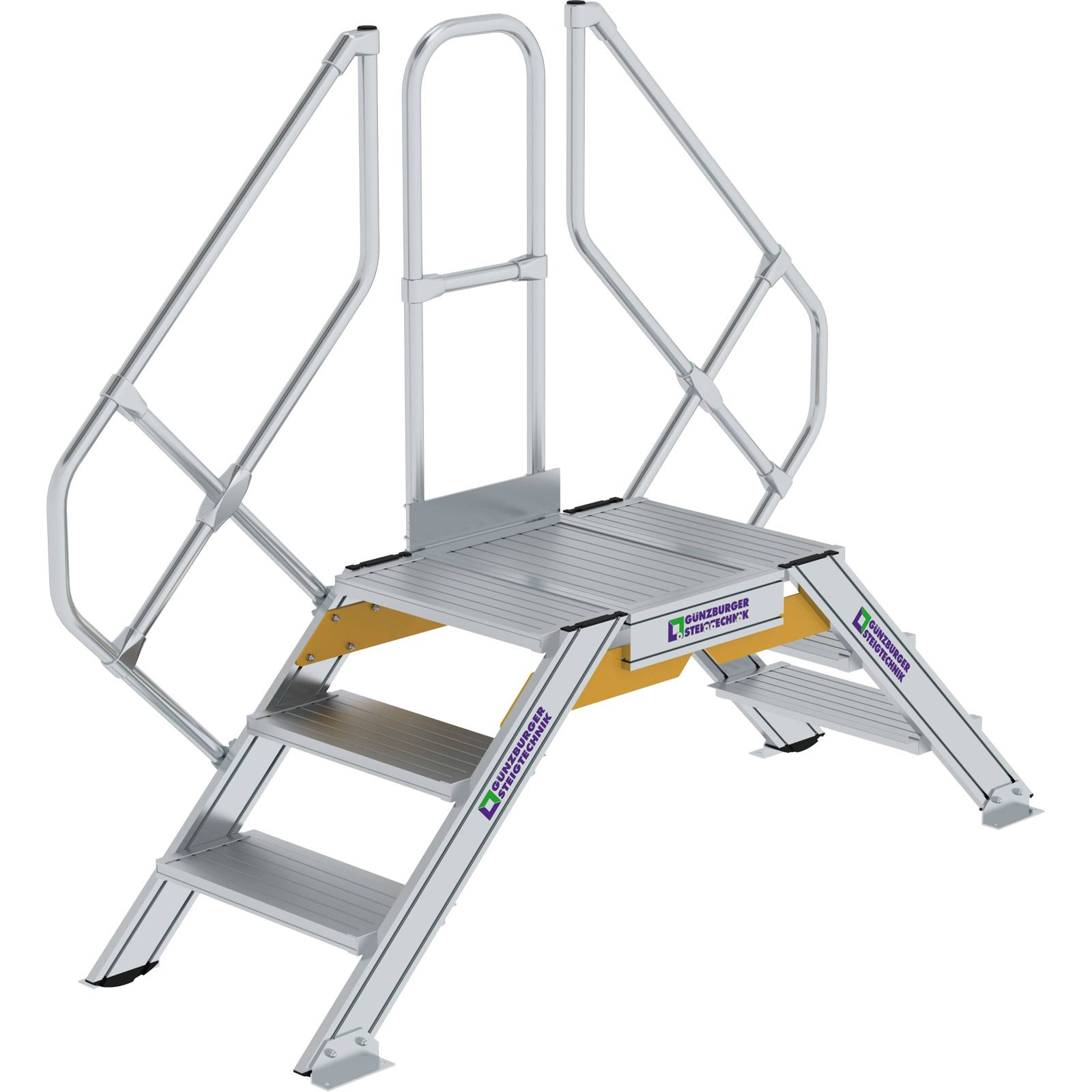 Günzburger Steigtechnik Überstieg 45° Stufenbreite 600 mm