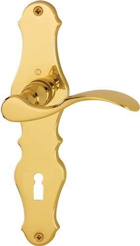 HOPPE Langschildgarnitur Weimar M112SLN/2007 MS F71 PZ 72mm DIN L/R - 8167421