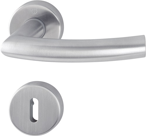 HOPPE Rosettengrt.Tro.E1430Z/42KV/42KVS VA F69 rd.OB DIN L/R D/D - 2821195