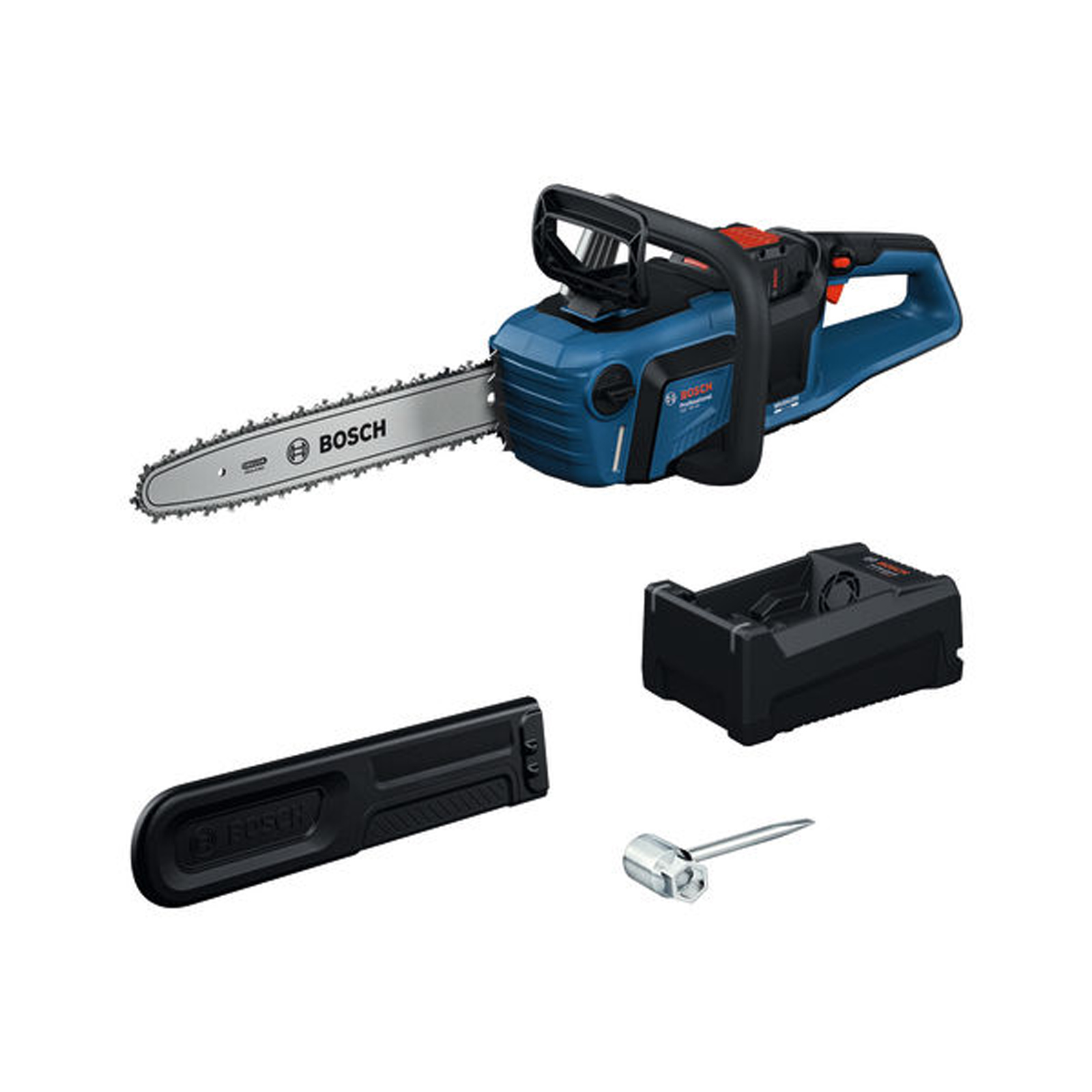 Bosch Akku-Kettensäge GKE 18V-40 / 1x Akku EXBA18V-55 + Ladegerät - 06008D3001