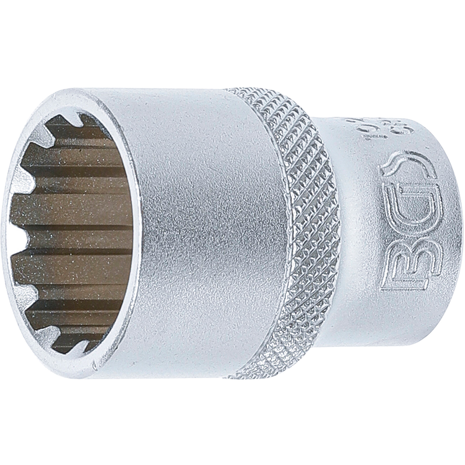 BGS Steckschlüssel-Einsatz Gear Lock Antrieb Innenvierkant 12,5 mm (1/2") SW 19 mm - 10219