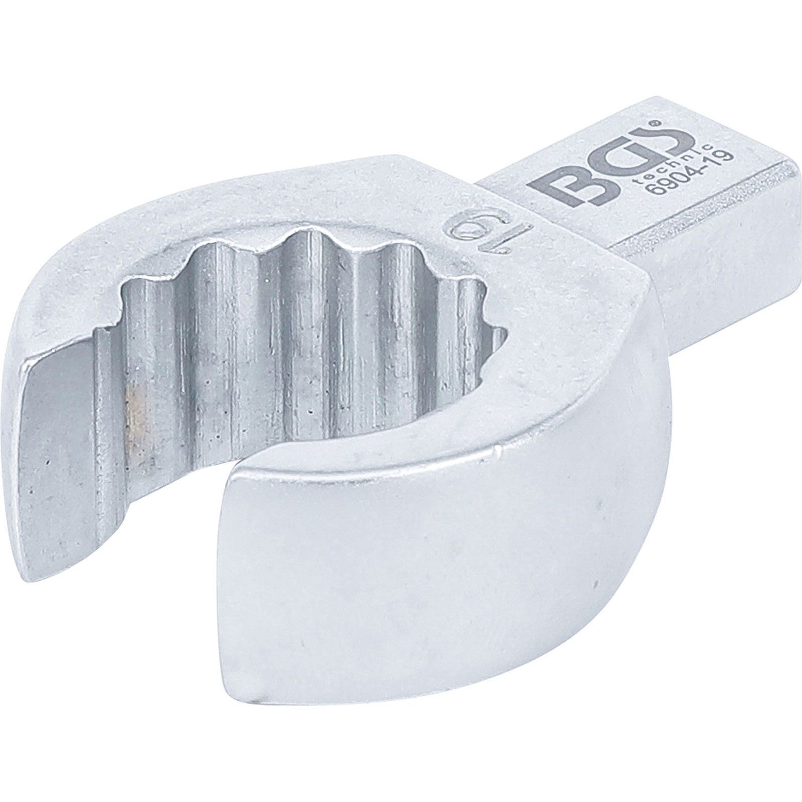 BGS Einsteck-Ringschlüssel offen 19 mm Aufnahme 9 x 12 mm - 6904-19