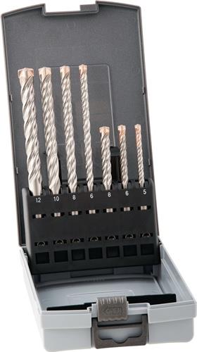 Hammerbohrersatz FORCE X 7-tlg.X SDS-plus Ku.-Box ALPEN