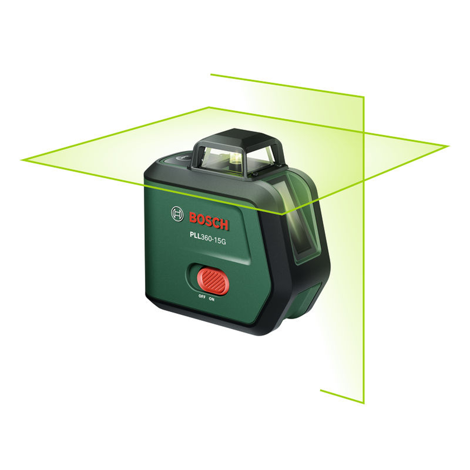 Bosch Kreuzlinien-Laser PLL360-15G, 1 x Akku BA 3.6V 2.0Ah - 0603663K00