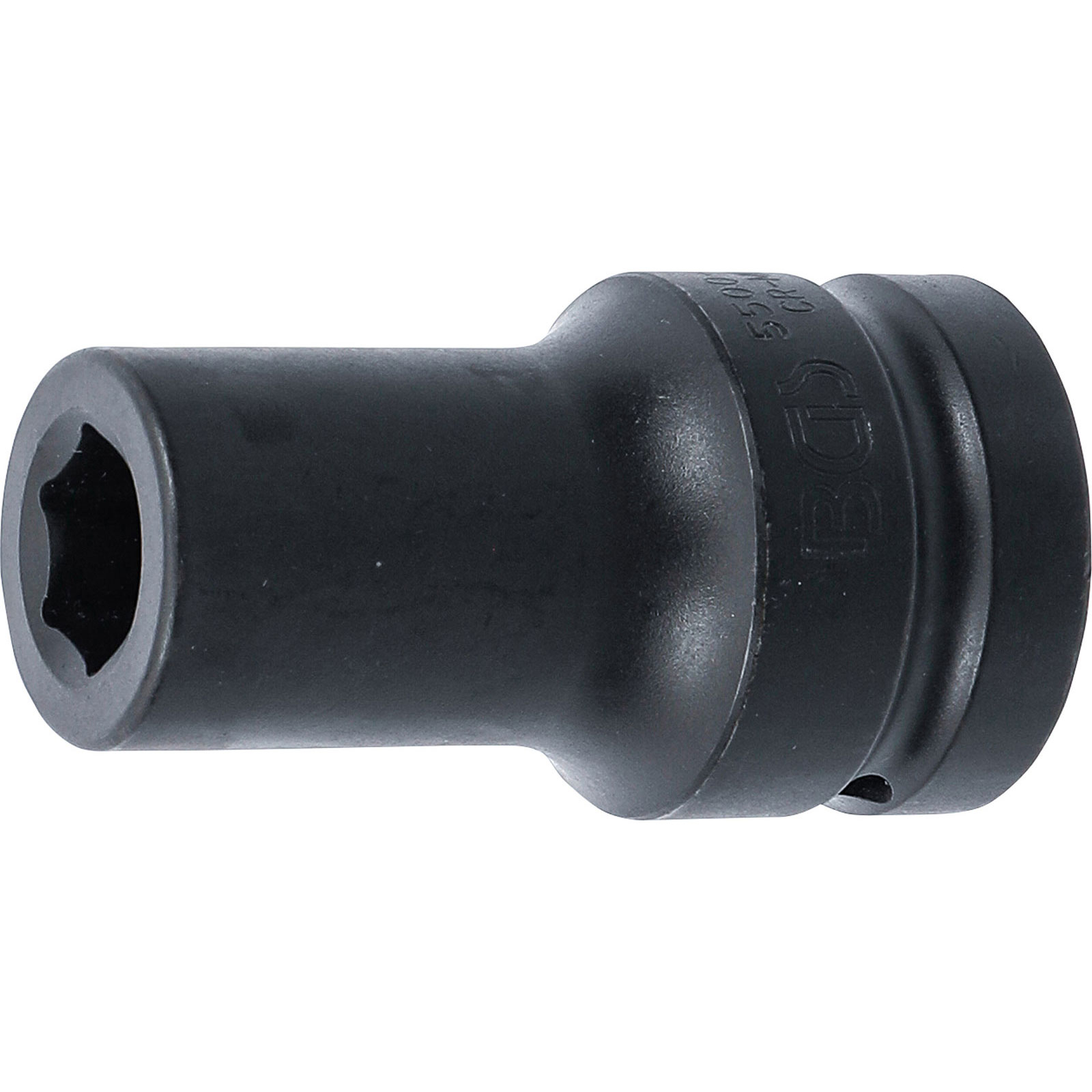 BGS Kraft-Steckschlüssel-Einsatz Sechskant tief Antrieb Innenvierkant 25 mm (1") SW 19 mm - 5500-19