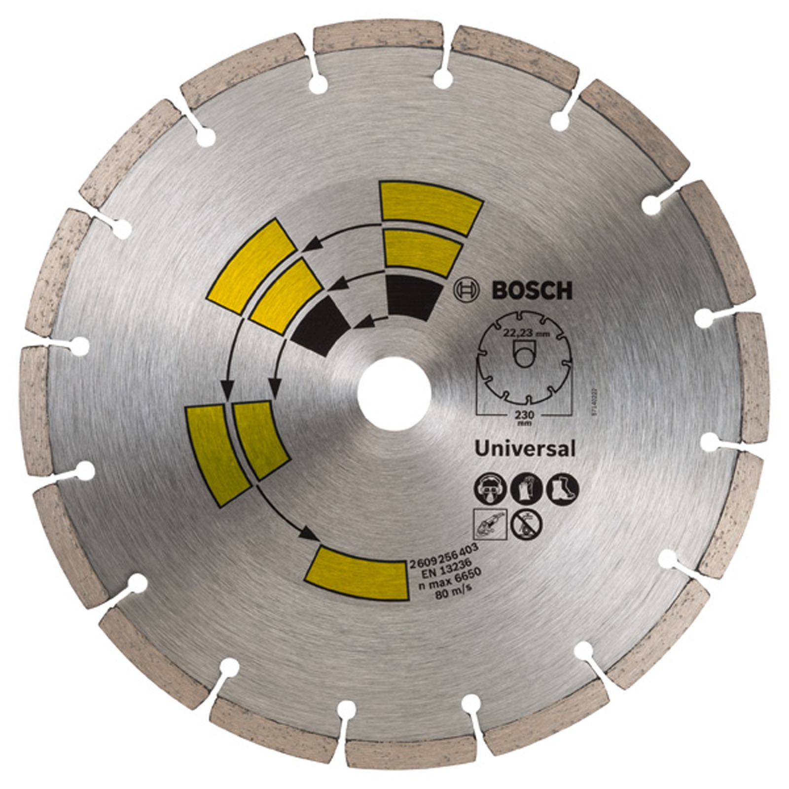 Bosch Diamanttrennscheibe Universal D= 115 mm - 2609256400