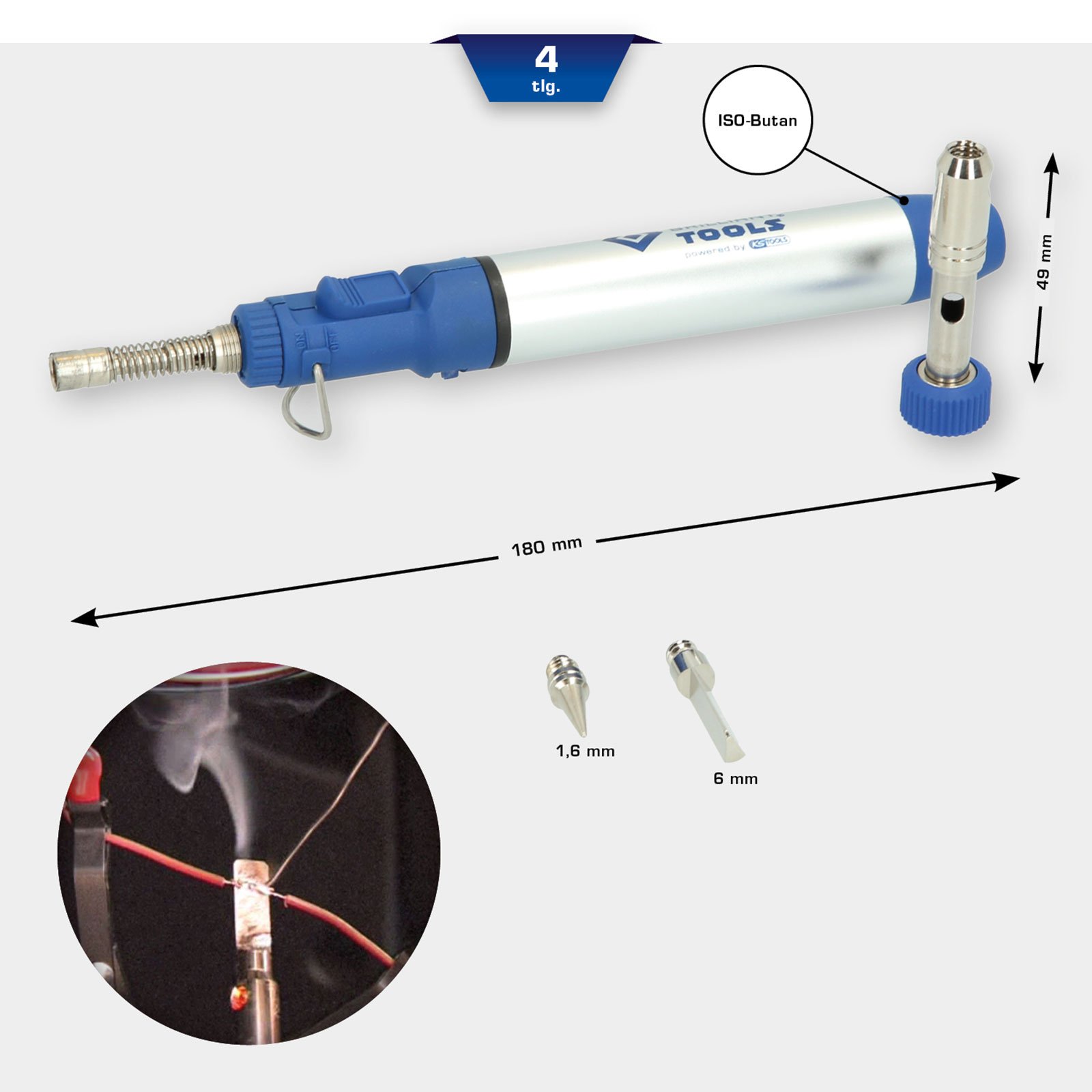 BRILLIANT TOOLS Gas-Lötgerät-Satz - BT124009