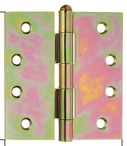 GAH Alberts Scharnier H.100mm B.100mm S.2,5mm STA galv.gelb verz.quad - 348984