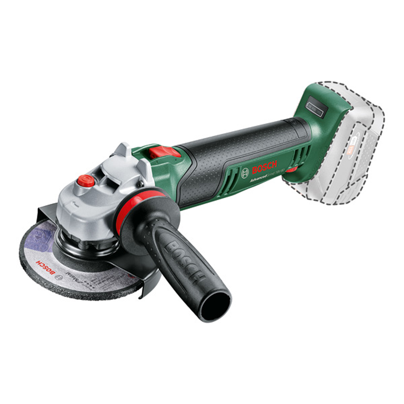 Bosch Akku-Winkelschleifer AdvancedGrind 18V-80