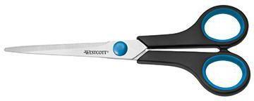 Westcott Schere Easy Grip E-30271 00 18cm Stahl schwarz/blau