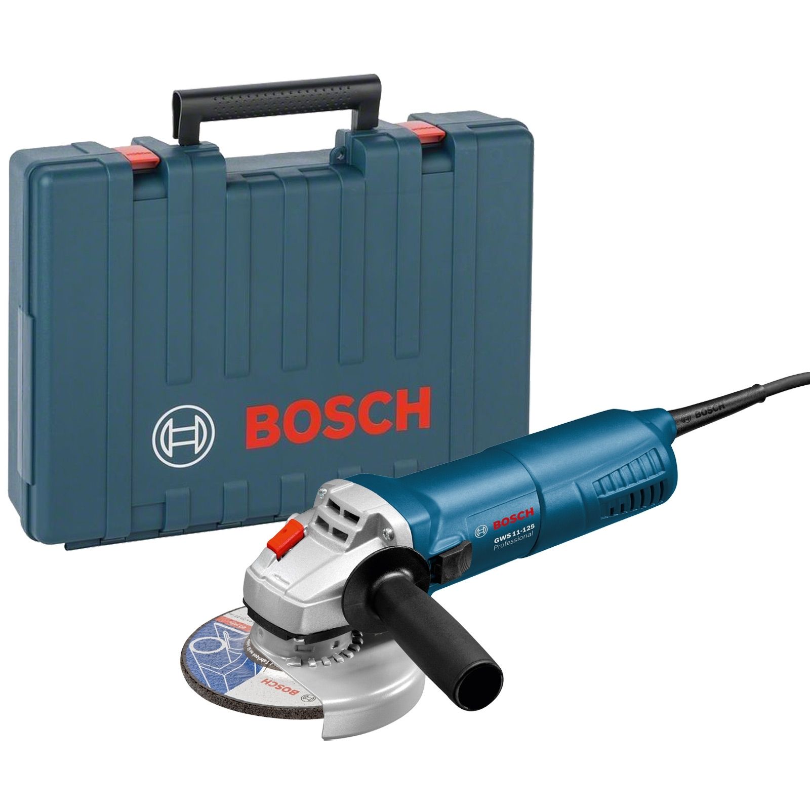 Bosch Winkelschleifer GWS 11-125 Ø 125 mm 1.100 W im Koffer - 060179D003