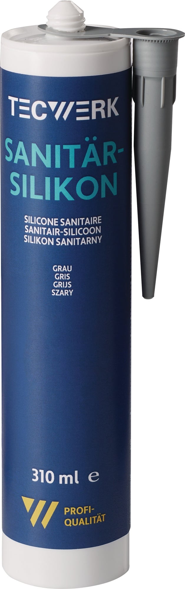 Sanitärsilikon grau 310ml Kartusche TECWERK