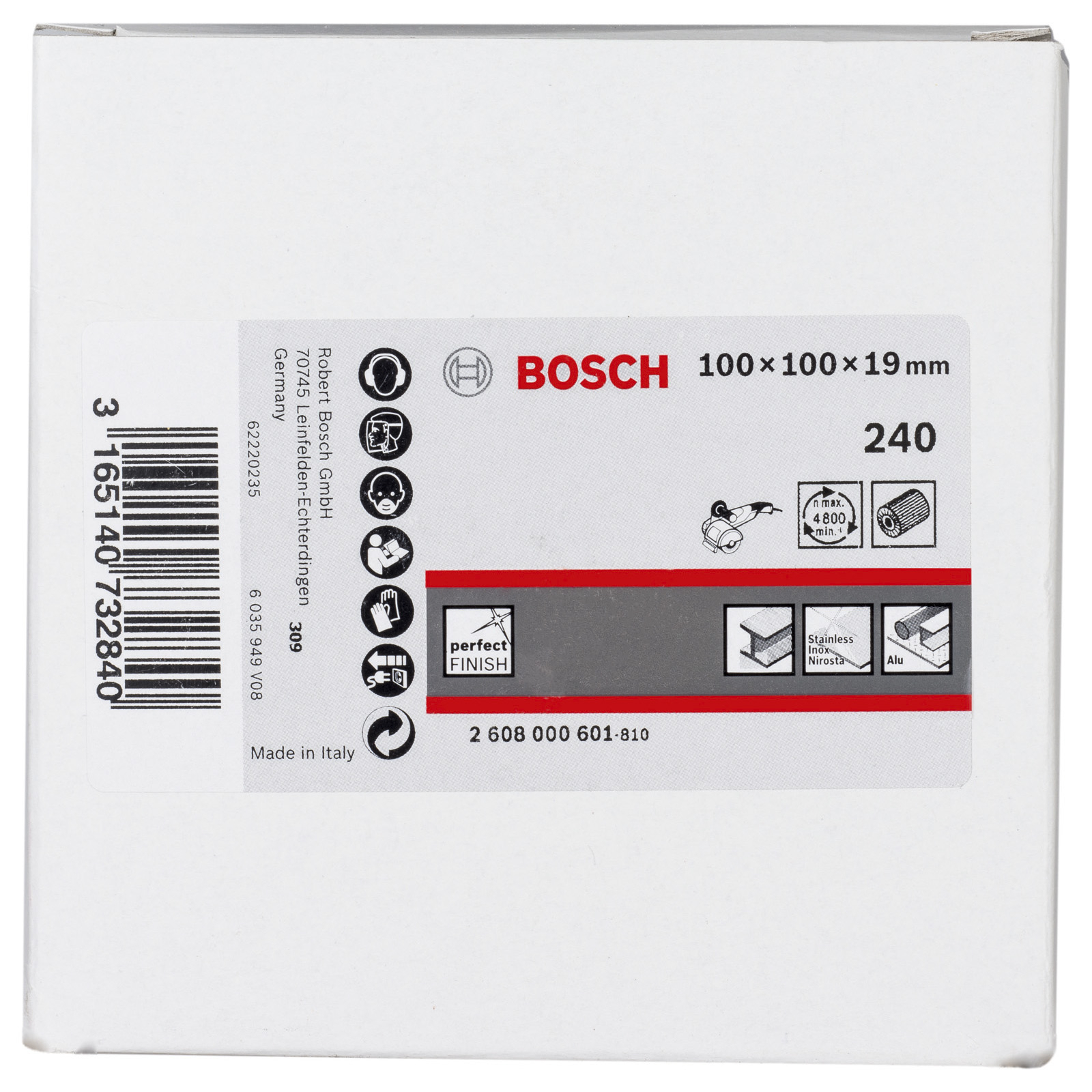 Bosch Lamellenschleifwalze 19 mm K240 100 mm - 2608000601