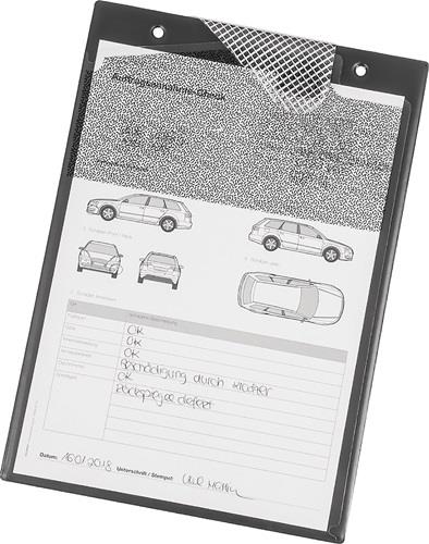 Eichner Auftragstasche mit Klettverschluss Kordel und 2 Fächern grau - 9015-00720