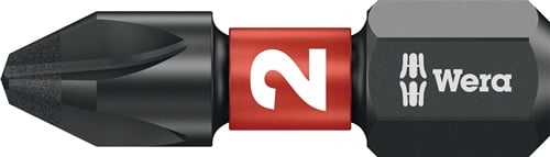 Wera 10x Bit 851/1 IMP DC PH Länge 25 mm 1/4" C63 Impaktor DC