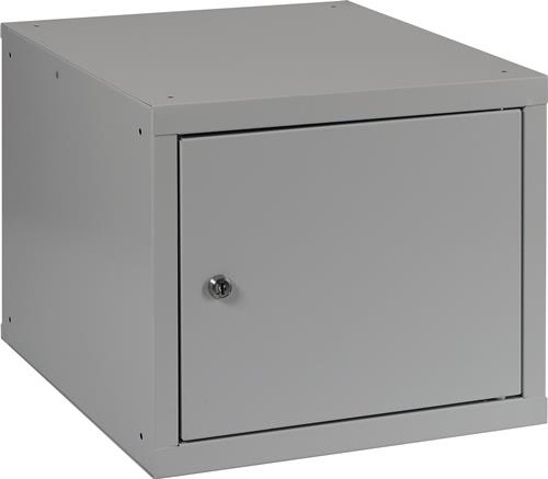 Schließfachschrank lichtgrau/lichtgrau H350xB400xT450mm 1 Abt.