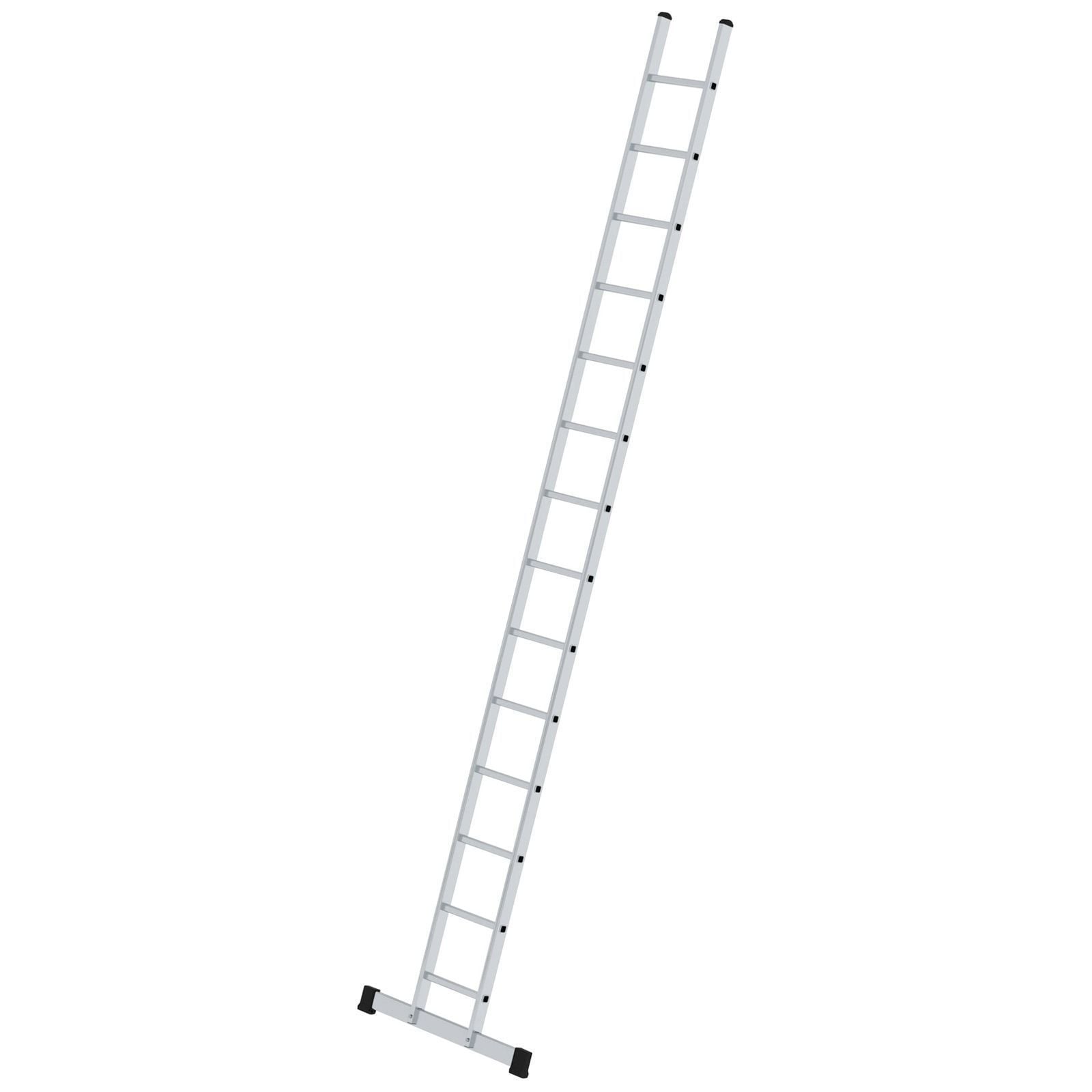 Günzburger Steigtechnik Sprossen-Anlegeleiter 0,35 m breit mit Standard-Traverse 14 Sprossen - 011414