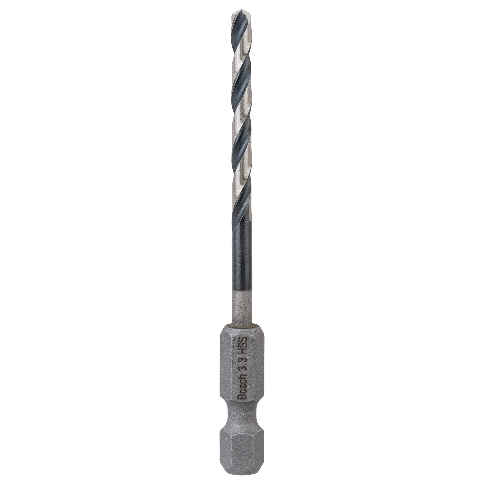 Bosch 1x HSS Spiralbohrer Impact Control mit Sechskantschaft 3,3 x 36 x 75 mm - 2608577050