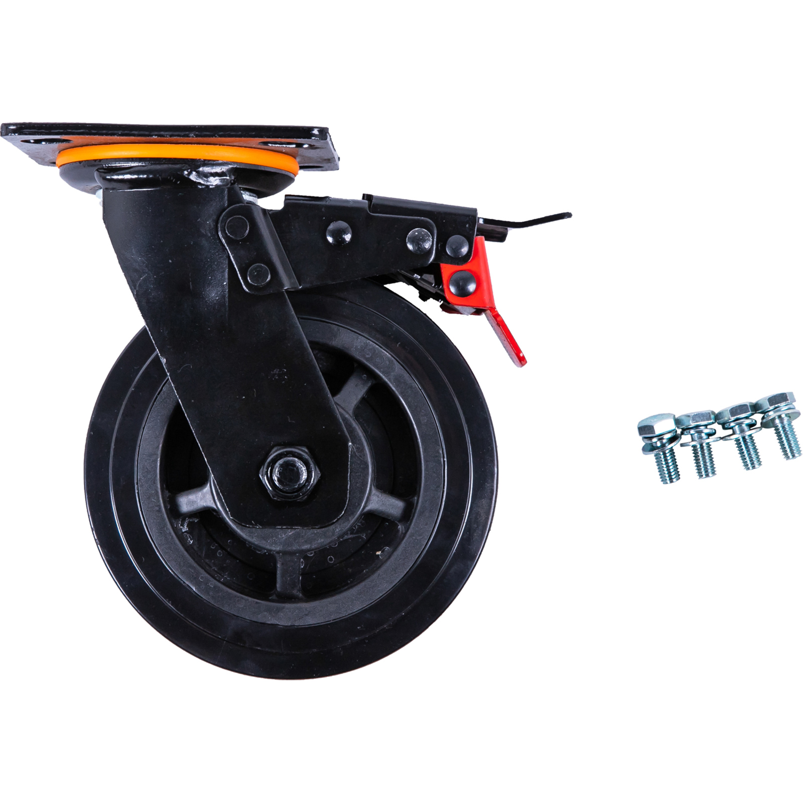 KS TOOLS Lenkrolle für Werkstattwagen P45 inkl. Schrauben - 873.7014-R012P