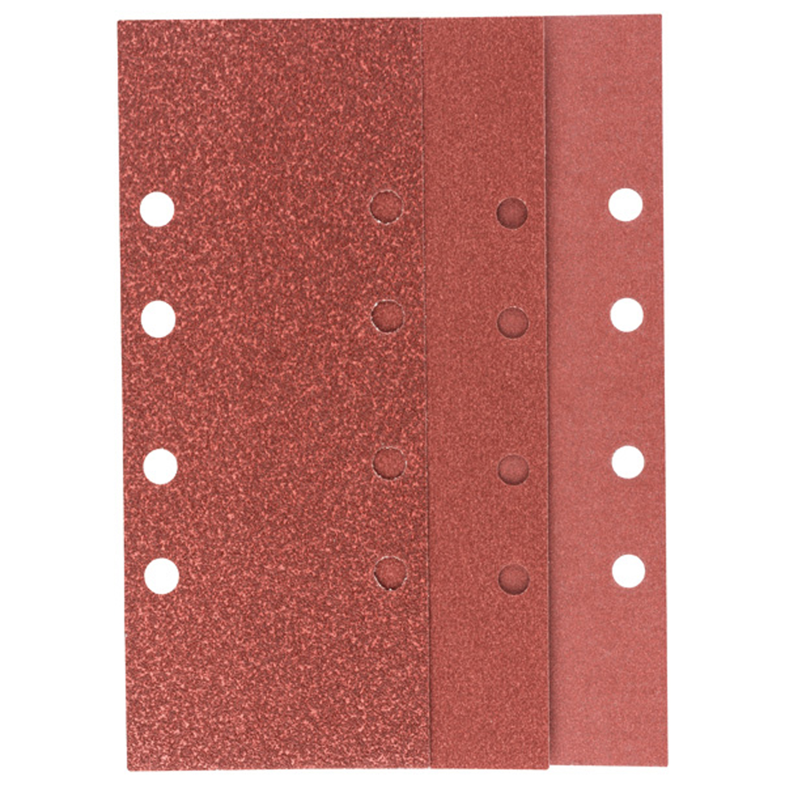 Bosch Schleifblatt-Set für Schwingschleifer K=60/120/180 93 x 230 mm 8 Loch 10-tlg. - 2609256B00