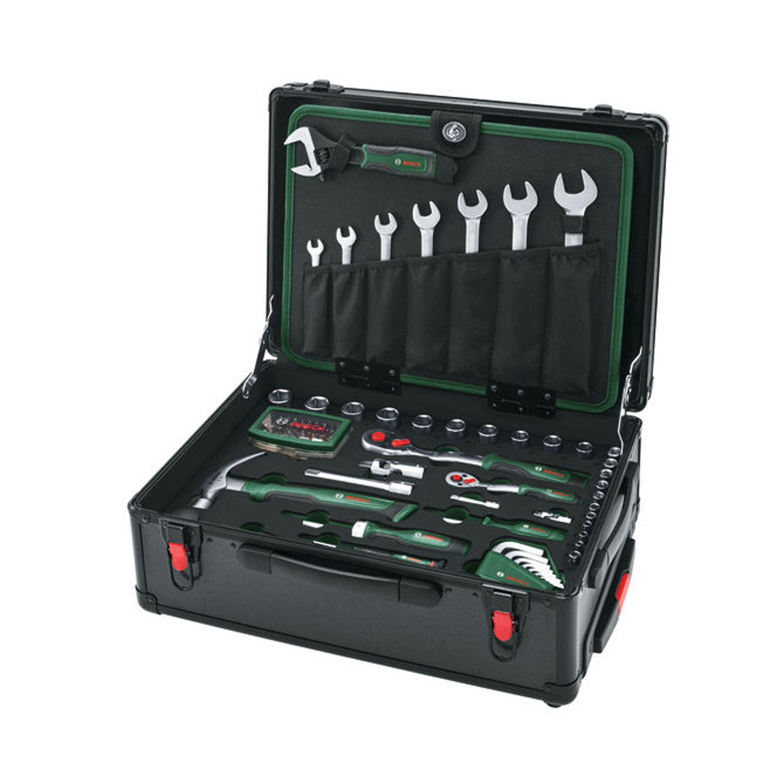 Bosch Handwerkzeuge Rollwerkzeugkoffer-Set 119-teilig - 1600A02ZB4