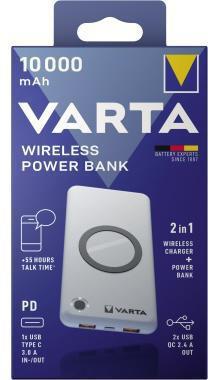 Varta Akku Powerbank 3,7V/10.000mAh Wireless