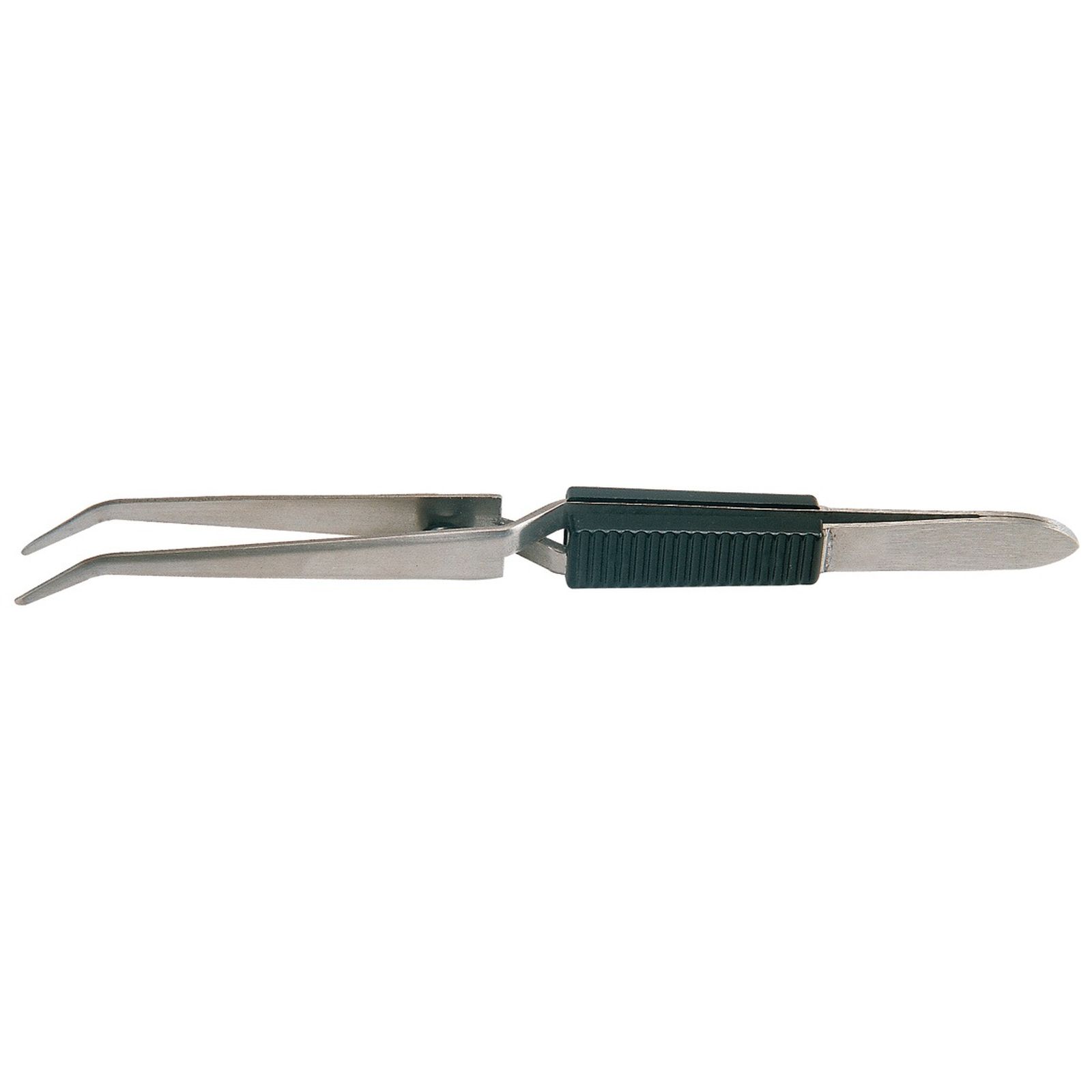 Lötkreuzpinzette Gesamt-L.160mm geb.Spitzen VA TECWERK