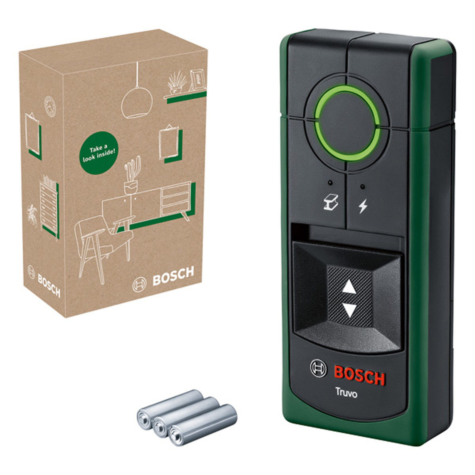Bosch Digitales Ortungsgerät Truvo / 3x Batterie 1,5V LR03 - 06036812Z0