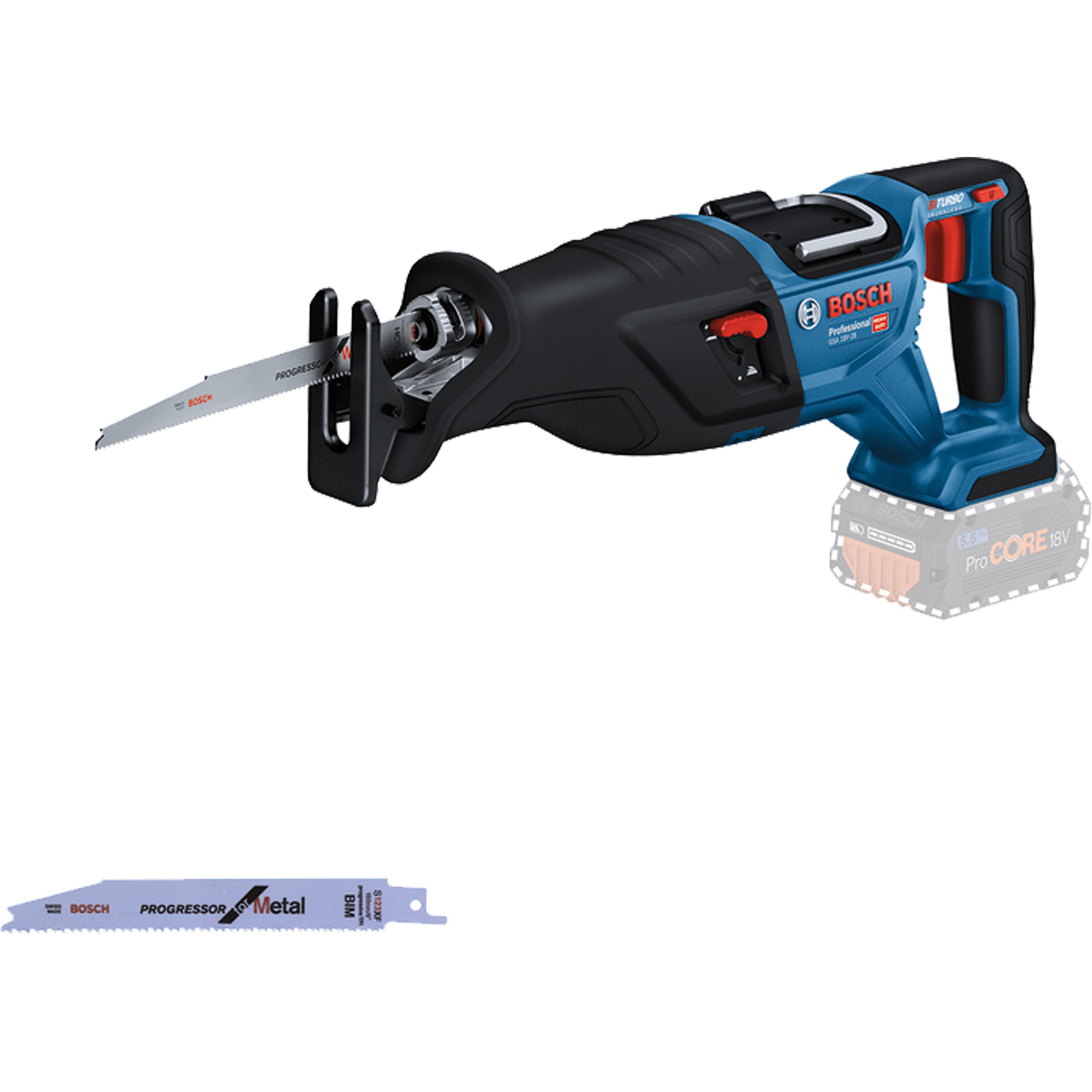 Bosch Akku-Säbelsäge BITURBO GSA 18V-28 Solo - 06016C0000