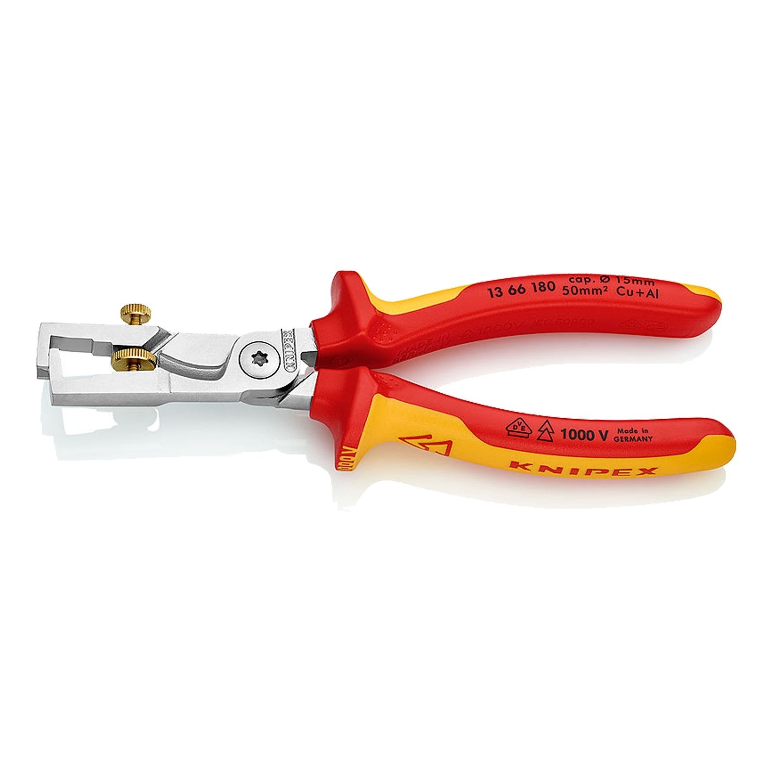 KNIPEX Kabelschere mit Abisolierfunktion - 1366180