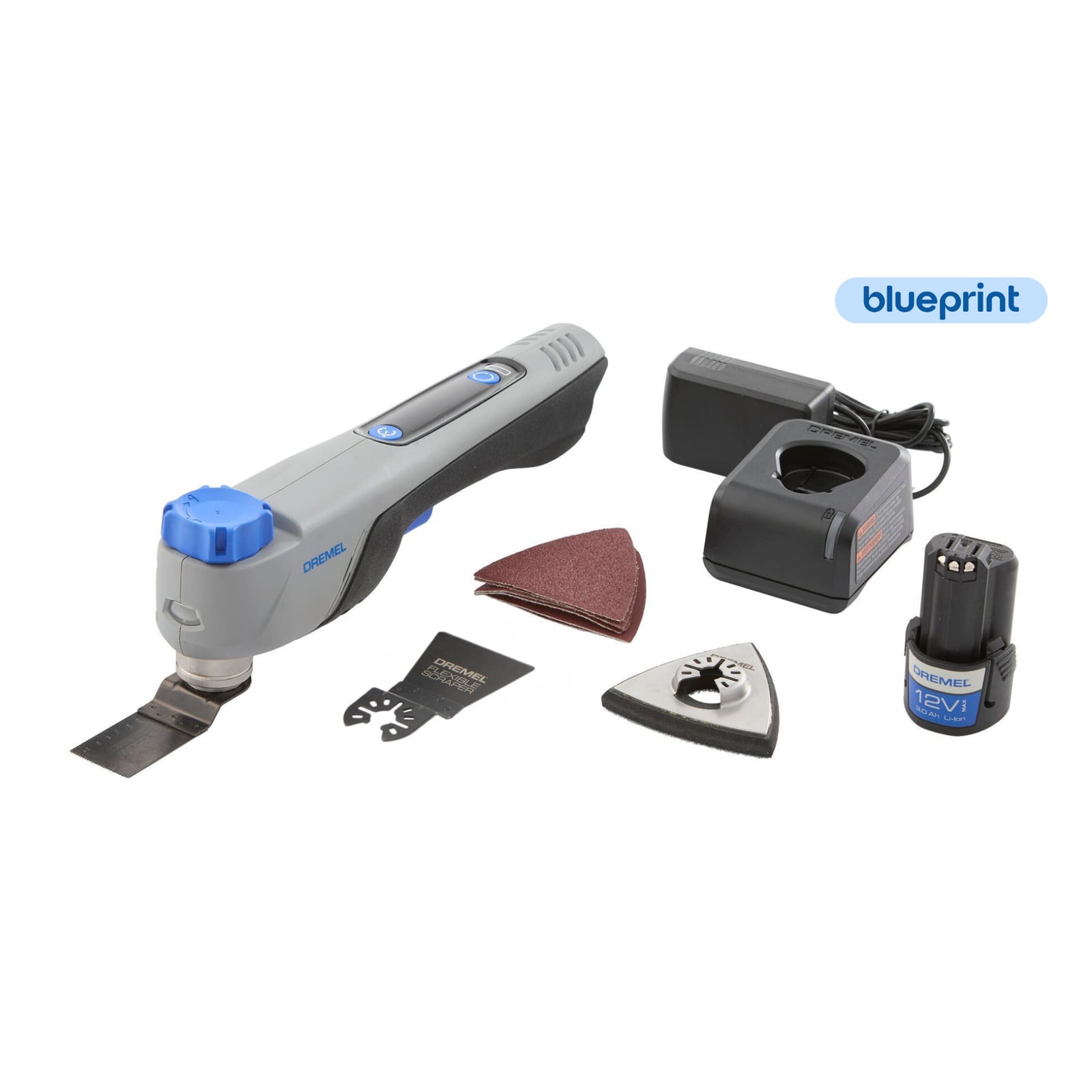 DREMEL® Blueprint Akku-Multifunktionswerkzeug / 1x Akku 12V 2.0Ah - F013CM12JA