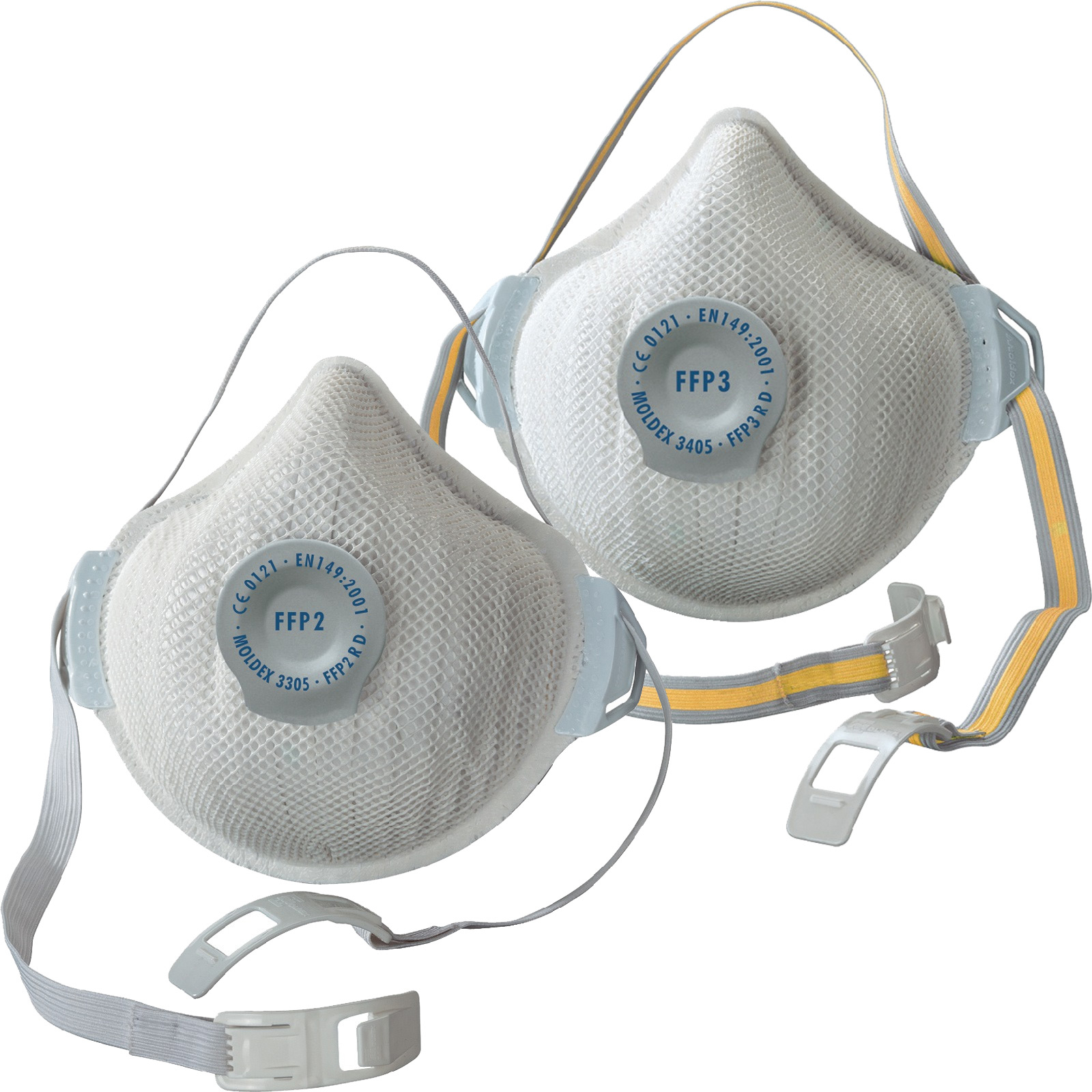 Moldex 5x Atemschutzmaske AIR Plus mit Ausatemventil