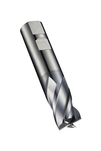 Schaftfräser S804HB DIN 6527K D.25mm Gesamt-L.121mm Schneiden-L.32mm HM AlCrN