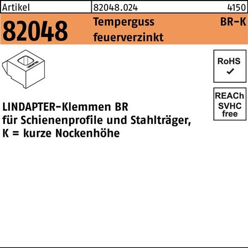 Klemme R 82048 GTW 40 BR 20/7,0 Temperguss feuerverz. 1 Stück LINDAPTER