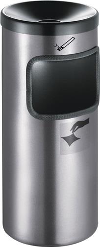 TKG Sicherheitswandascher Ø180xH410mm rot m.Kippvorrichtung - 360014