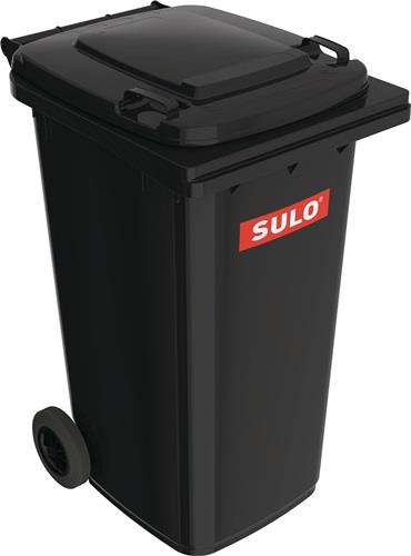 SULO Müllgroßbehälter 240l HDPE anthrazitgrau fahrbar,n.EN 840 - 1052256