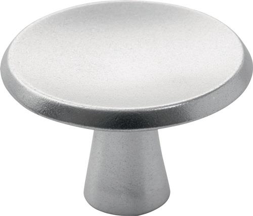 hermeta Möbelknopf 3751 Alu-Guss silberf.elox.m.Schraube M4x25mm - 3751-01E